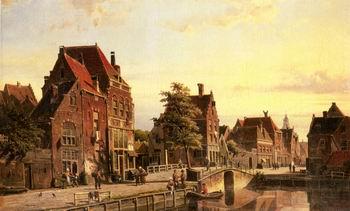 unknow artist European city landscape, street landsacpe, construction, frontstore, building and architecture.063 oil painting picture